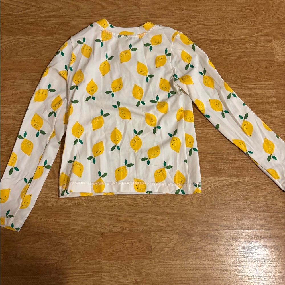 Hanna Andersson Swim Shirt with Lemon Design